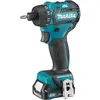 Image de Makita, Perceuse + Visseuses sans fil, gereedschap - 12v accu schroevendraaier, 2,0 ah accu, oplader