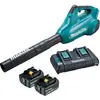 Image de Makita, Aspirateur + souffleur à feuilles, 2x18 V Blazer bleu (Fonctionnement sur batterie, Fonctionnement sur piles, Souffleur de feuilles)