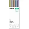 Image de Cricut, Papier à bricolage, Explore/Maker Medium Point Pen Set 5-pack (Metallic) (5x)