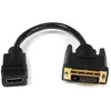 Image de StarTech Adaptateur vidéo HDMI vers DVI-D - F/M (HDMI, DVI), Adaptateur vidéo, Noir