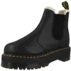 Image de Dr. Martens, Femmes, Bottes, 2976 Quad Plateau doublé de fourrure, Noir, (36)