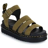 Image de Sandales compensées Dr. Martens Blaire Muted Olive Tumbled Nubuck femme