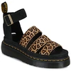 Image de Sandales plates Dr. Martens Clarissa II Quad Sandal Mini Leopard femme