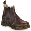 Image de Boots Dr. Martens 2976 Leonore II Chelsea Boot Dark Brown Grizzly femme