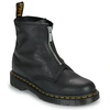 Image de Boots Dr. Martens 1460 Front Zip Black Virginia solde femme