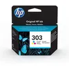 Image de Cartouche d'encre HP 303 pour Envy Photo 6220 / 6230 / 6232 / 6255 / 7130 / 7134 / 7820 / 7830 / 7832, HP Tango et HP Tango X Cyan, Magenta, Jaune