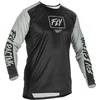 Image de Fly Racing Lite Motorcross Jersey, zwart-grijs, afmeting L voor man