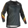 Image de Fly Racing Lite L.E. Speeder Motorcross Jersey, zwart-grijs-geel, afmeting S voor man