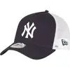 Image de New Era, Hommes, Casquette, Clean A Frame Trucker MLB NY Yankees, Bleu, Noir, (Taille unique)