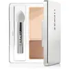 Image de Clinique, Fard à paupières, All About Shadow Duo Ombre à paupières Makeup Safe For Sensitive Eyes AK Ivory Bisque Bronze Satin (Bronze satin, Ivory Bisque)