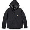 Image de Carhartt Relaxed Fit Washed Duck Sherpa Lined Jasje, zwart, afmeting XL voor man