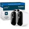 Image de Arlo Essential 3 XL Lot de 2 (2560 x 1440 Pixels), Caméra réseau, Blanc