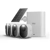 Image de Kit de 4 caméras de surveillance connectées Arlo Ultra 3 extérieure Blanc + 1 panneau solaire