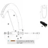 Image de Mavic Rayons Ellipse Pro Carbon Ust Front 1 Unit/rear 1 Unit 264 mm