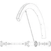 Image de Mavic Rayons Kit 2 Front/rear Cosmic Pro Carbon Ust