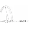 Image de Mavic Rayons Kit 12 Rear Ksyrium S Ds