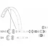 Image de Mavic Rayons Kit 14 Rear Non Drive Side Edeemax 27.5´´