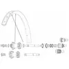 Image de Mavic Rayons Kit 14 Rear Drive Side Edeemax 27.5´´