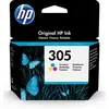 Image de Cartouche d'encre HP 305 pour DeskJet 2710 / 2720 / 2721 / 2722 / 2723 / 2724 / 4110 / 4120 / 4122 / 4130, HP Envy 6010 / 6020 / 6022 / 6030 / 6032 / 6420 / 6422 / 6430 / 6432 Cyan, Magenta, Jaune