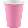 Image de Amscan, Vaisselle de pique-nique, 8 Gobelets Rose 250 ml (8 x)