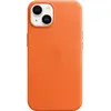Image de Apple Étui en cuir avec MagSafe (Apple iPhone 14), Coque pour téléphone portable, Orange