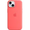 Image de Apple Étui en silicone avec MagSafe (Apple iPhone 15), Coque pour téléphone portable, Rouge