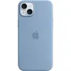 Image de Apple Etui en silicone avec MagSafe (Apple iPhone 15 Plus), Coque pour téléphone portable, Bleu