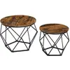 Image de Songmics, Table basse, Kyler (50 x 50 x 40 cm)