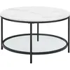 Image de Vasagle, Table basse, Florence (80 x 80 x 45 cm)