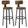 Image de Vasagle, Tabouret de bar, 2 tabourets de bar LBC026B01V2 marron