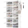 Image de Songmics, Armoire à chaussures, Étagère à chaussures (83 x 32 x 156 cm)