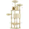 Image de Feandrea Cat Spa (206 cm, Beige), Arbre à chat