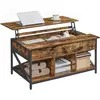 Image de Vasagle, Table basse, Table basse (60 x 100 x 62 cm)