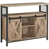 Image de Vasagle, Commode + buffet, Sidey (100 x 33 x 80 cm)