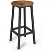 Image de Vasagle, Tabouret de bar, 2 tabourets de bar LBC32X marron