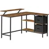 Image de Vasagle, Bureau, Schreibtisch (135 x 105 x 89.50 cm)