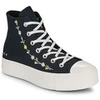 Image de Hoge Sneakers Converse CHUCK TAYLOR ALL STAR LIFT FLORAL EMBROIDERY Zwart