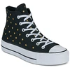 Image de Baskets montantes Converse LIFT PLATFORM EMBROIDERED STARS femme