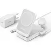 Image de Anker MagGo 3en1 (15 W), Chargeur sans fil, Blanc