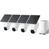 Image de eufy SoloCam E42 4-Cam kit (3840 x 2160 pixels), Caméra réseau, Blanc