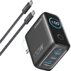 Image de Anker B121BGZ1 Dual USB-C / USB-A Snellader 100W Zwart met Kabel