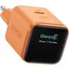 Image de Anker Nano GaN Smart Charger with Display and Intelligent Detection (45 W, 1 Port) (45 W, 1 portion), Chargeur USB, Orange