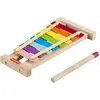 Image de Fisher-Price Xylophone en bois coloré avec jeu de marteaux (Multilingue)