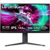 Image de LG UltraGear 32GR93U-B (3840 x 2160 pixels, 31.50"), Moniteur, Noir, Violet, Gris
