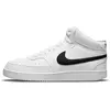 Image de Nike, Hommes, Baskets, Court Vision Mid Next Nat White/Black-White 8.5, Blanc, (42)