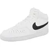 Image de Nike, Hommes, Baskets, COURT VISION MID NEXT NAT WHITE/BLACK-WHITE Taille : 9, Blanc, (42.5)
