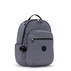 Image de Kipling Sac À Dos Seoul Signature Print Imprimé Grand Femme 100% Recycled Polyester