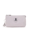 Image de Kipling Pochette Creativity L Gleam Silver Argenté Grand Femme 72% Polyamide, 28% Recycled Polyamide