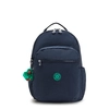 Image de Kipling Sac À Dos Seoul Lap Blue Green Block Bleu Grand Femme 100% Polyamide