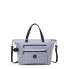 Image de Kipling Sac Marin Isaac Groovy Vines Blanc Grand Femme 100% Recycled Polyester